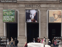 Tablet Screenshot of italia.helnwein.com